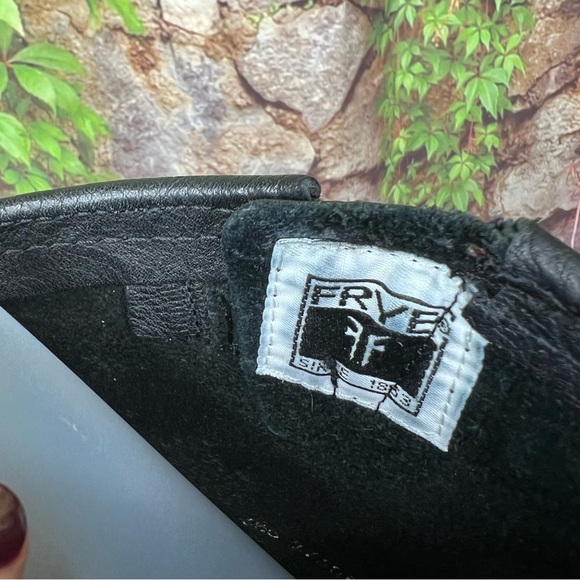 FRYE Black Leather Veronica Flex Harness Boots, 6.5B - Picture 10 of 16